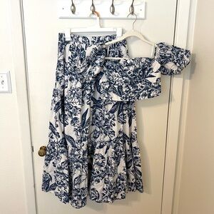 Abercrombie Emerson Poplin Blue Floral Set